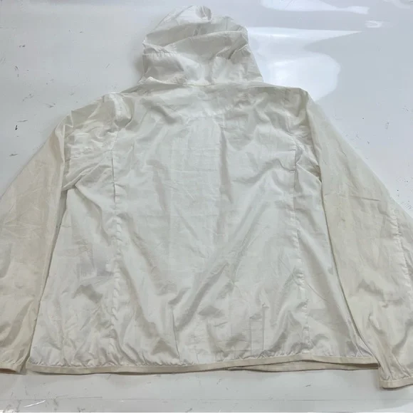 Uniqlo white windbreaker L m116-9 - Picture 2 of 3